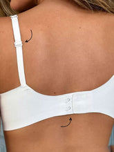 Basic French Push-up Wireless Bra White